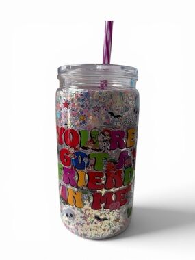 Toy Story 16 oz Dry Glitter Acrylic Tumbler Custom Cup